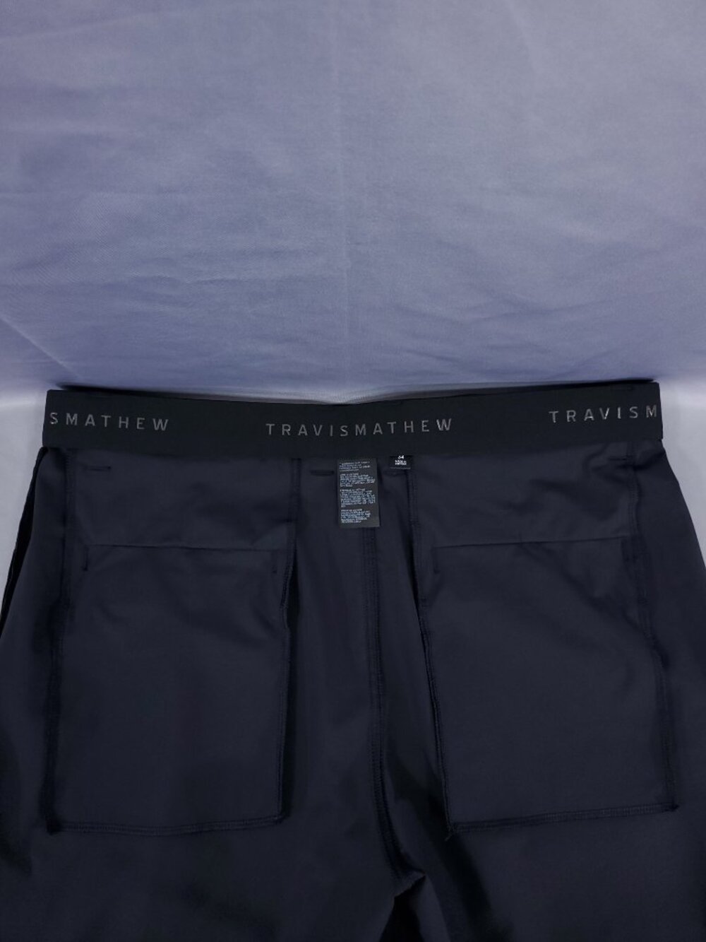 TravisMathew Hero Hour Golf Shorts Mens 34 Black Performance Athletic 8" Inseam - Picture 8 of 15